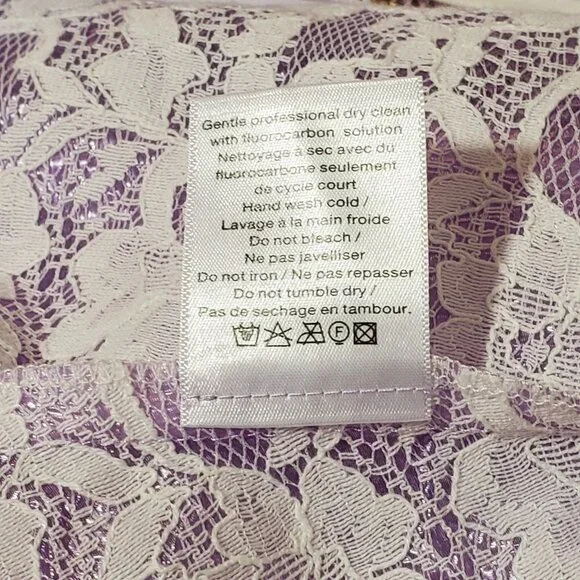 Veronica Beard Mya Jacket Size XS Lavender Lace - Picture 10 of 11